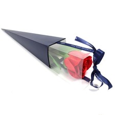 Soap Flower Single Red Rose