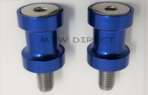 Blue anodised aluminium - m8,