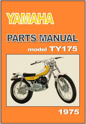 Yamaha parts manual ty175 - yamaha,