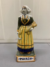 Statuette faïence Henriot Quimper Marik Lady Figure France