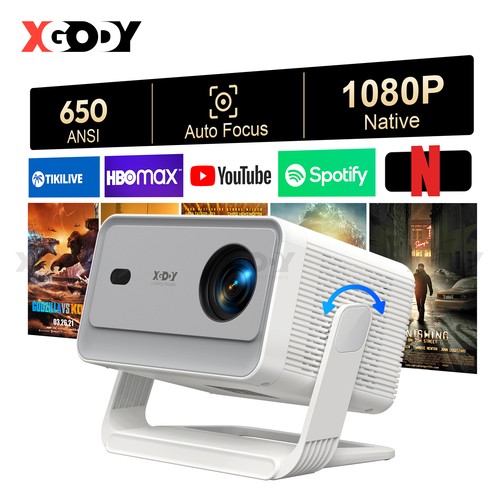 Xgody projector smart - 4k,