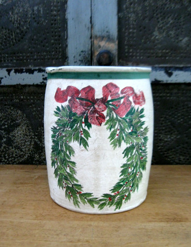 Antique stoneware crock - stoneware,