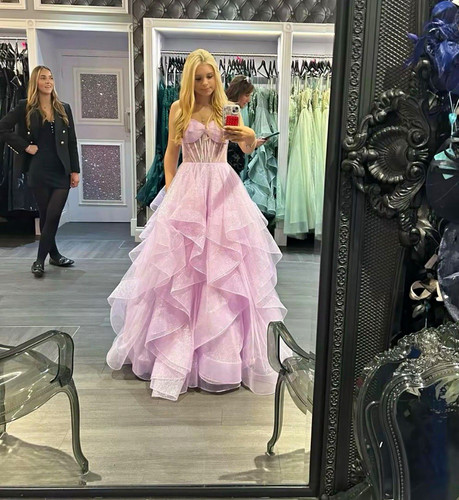 Tiffany lilac 2xs long tulle - long,
