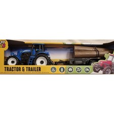 Tractor And Log Trailer Kids