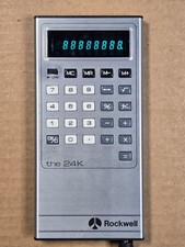Rockwell The 24K Vintage Slim Pocket Size Calculator In Good Working Condition