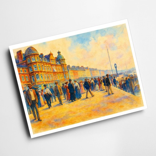 Print weymouth esplanade - print, weymouth.