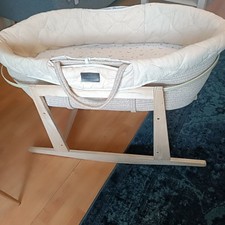 Baby Bedside Crib Sleeper Bassinet With Mattress And 2 Mattress Sheets