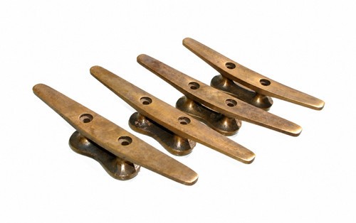 Solid brass cleat tie - 4,