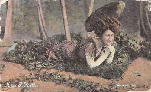 Postcard edwardian actress - postcard,