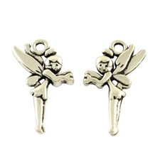 10 x Tibetan Silver Fairy