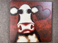 Caroline Shotton canvas - I give My Heart To Moo