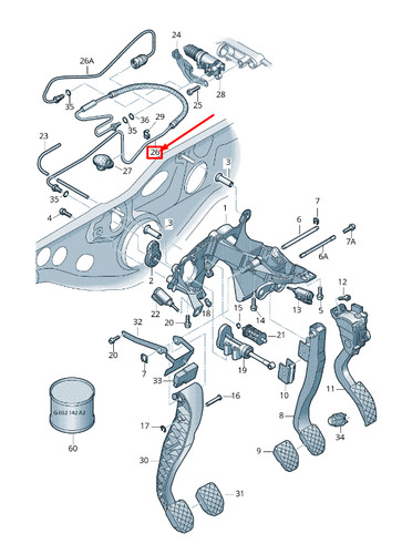 Audi clutch hydraulic - a6,