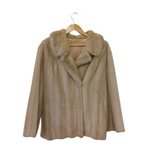Vintage Blonde Mink Fur Jacket