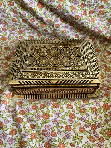 Vintage wooden mosaic - vintage, inlay