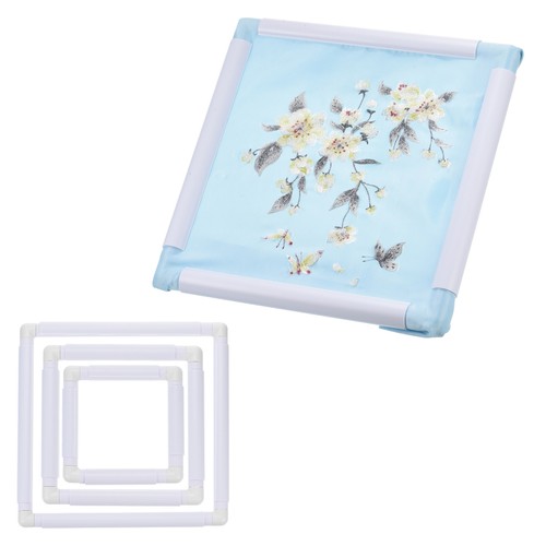 3pack square embroidery hoop - square,