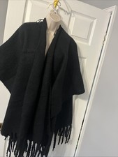 Ladies M&S Black Shawl One