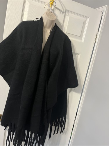 Ladies black shawl one - m&s,