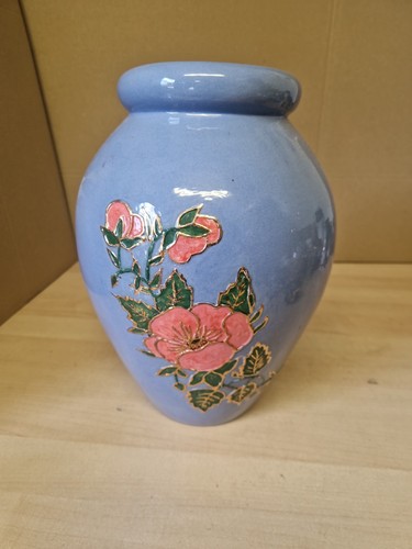 Vintage large blue ceramic - vintage,