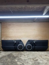 MAZDA MX-5 MK3 NC FRONT LEATHER DOOR CARDS+CHROME INSERTS 05-08