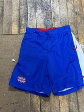 Speedo Team GB Blue Swim Surf Shorts Men’s Size S 26” Waist R8