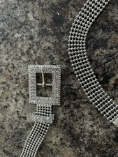 Diamante  Buckle With Chain