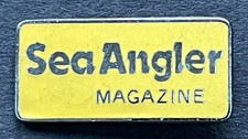SEA ANGLER MAGAZINE Pin Badge