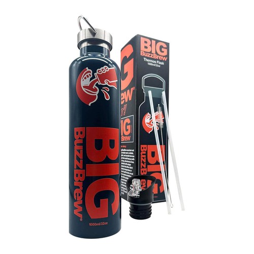 Stainless steel flask - steel,
