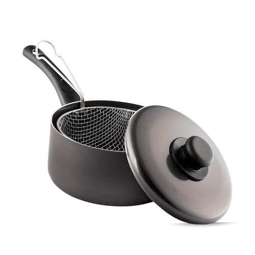 Chip pan with basket lid - basket, &