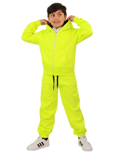 Kids plain tracksuit green - plain,