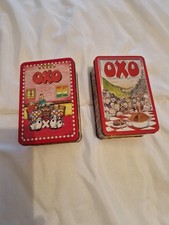 2 X VINTAGE OXO CUBE TINS