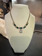Vintage Emerald & Rhinestone
