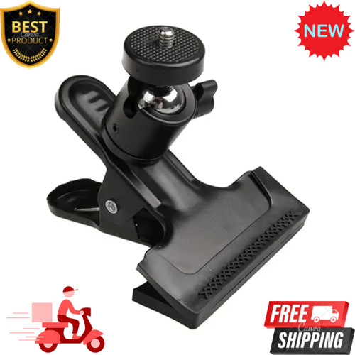 Camera clip clamp - camera, flash