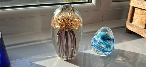 Alum bay glass - glass, paperweight