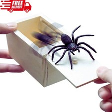 Spider In A Box Prank Wooden