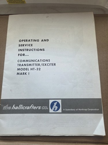 Hallicrafters 32 - hallicrafters, ht-32