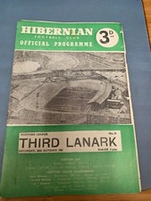 HIBERNIAN v THIRD LANARK Oct