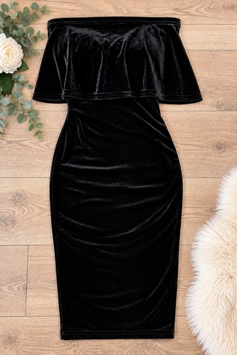 Qed london velvet bodycon - qed,