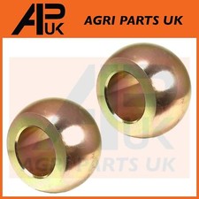 PAIR of Lower Arm Linkage Link balls Category Cat 2 for Ford New Holland Tractor