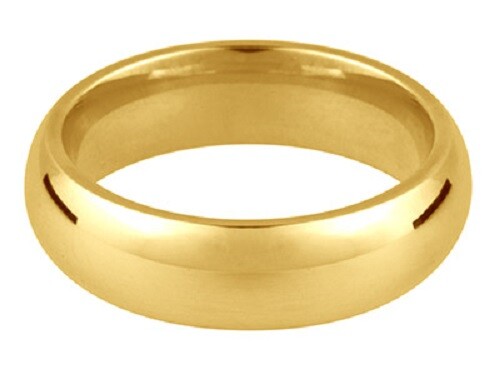 Gents 9ct yellow gold court - gents,