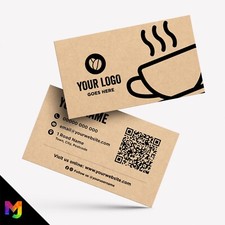Kraft business cards - business,