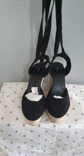 Zara Wedge Sandals Size 8