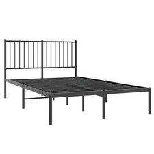 Metal Bed Frame with Headboard