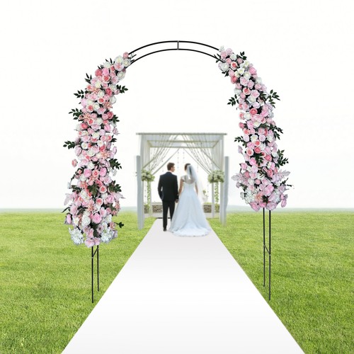 Black iron garden arch arbor - iron,