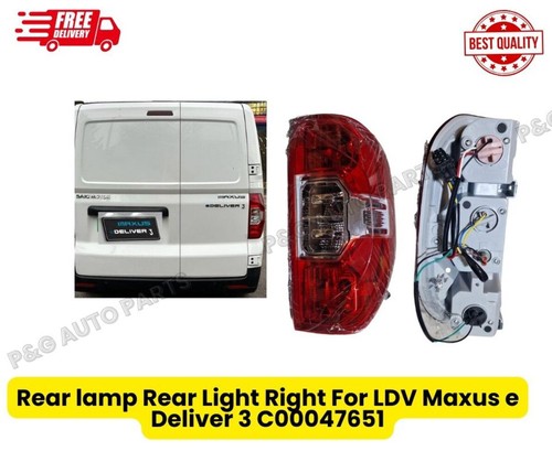 Rear lamp light - rear, for