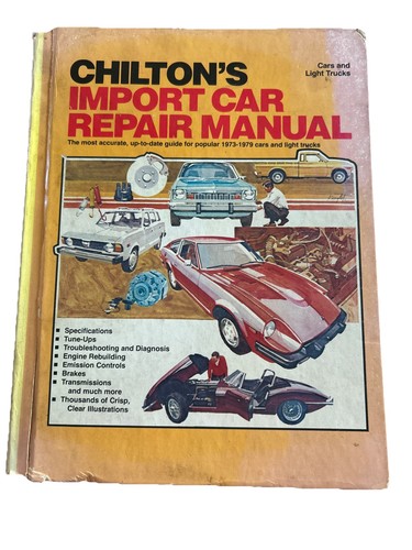 1973 chiltons import - chiltons, car