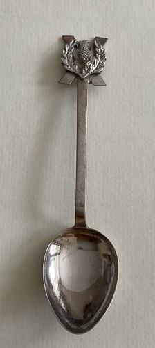 Vintage scottish themed spoon - scottish,