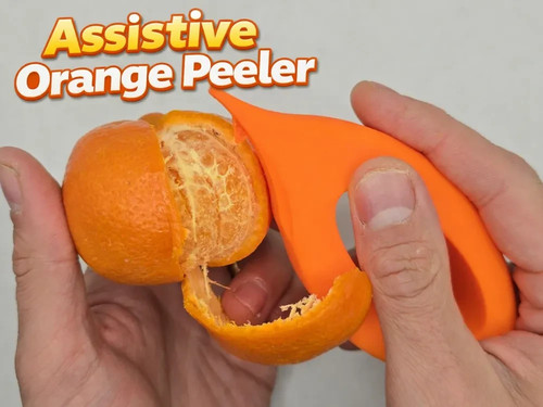 Easy peel assistive orange - assistive,