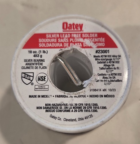Rolls oatey 23001 silver - oatey,
