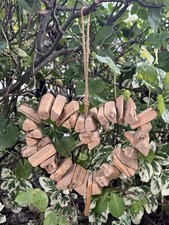 Heart Hanging Decoration made from Pieces of Drift Wood #OTR109