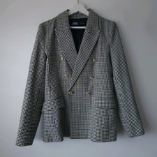 Zara Check Blazer Jacket
